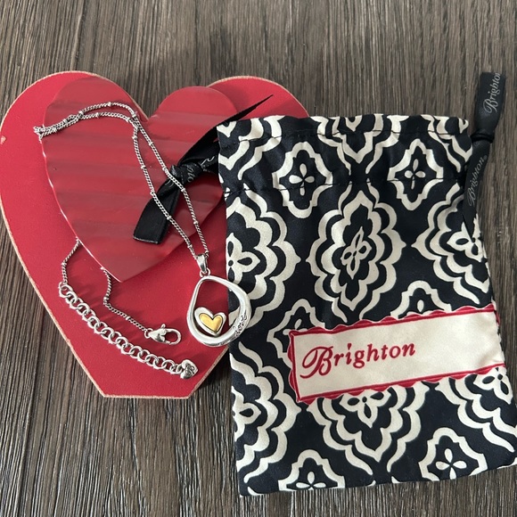 ❤️BNWOT Reversible Brighton Heart Necklace ❤️ - Picture 1 of 8
